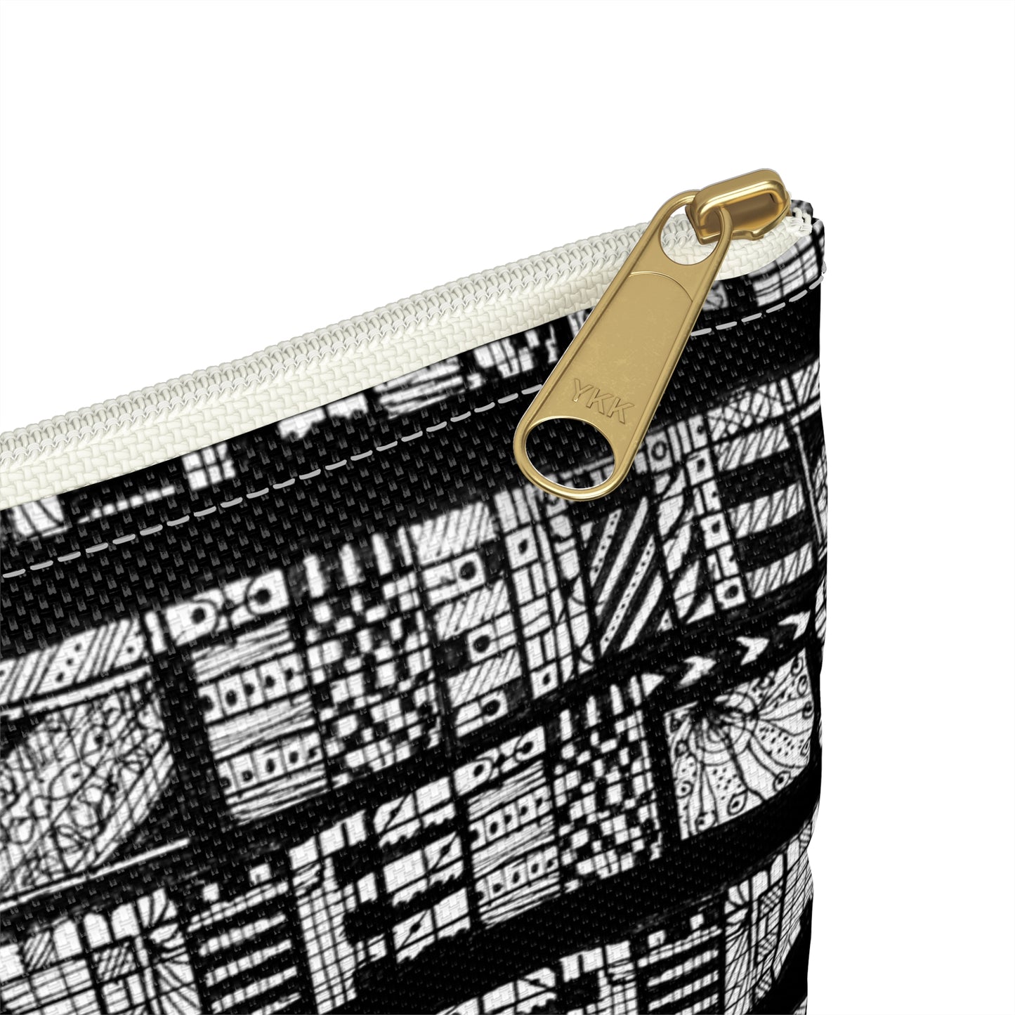 Tribal Black & White Accessory Pouch