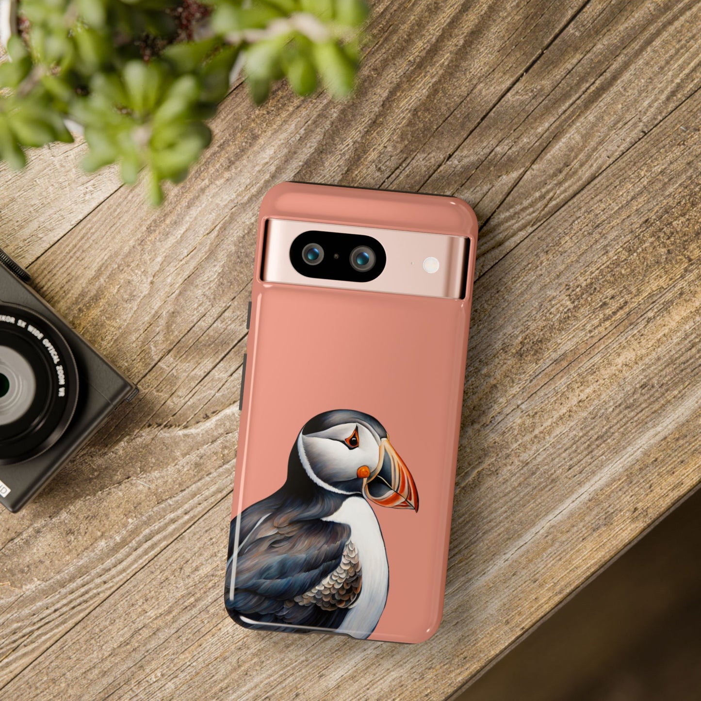 Puffin Wildlife iPhone Samsung Galaxy Google Pixel Tough Cases