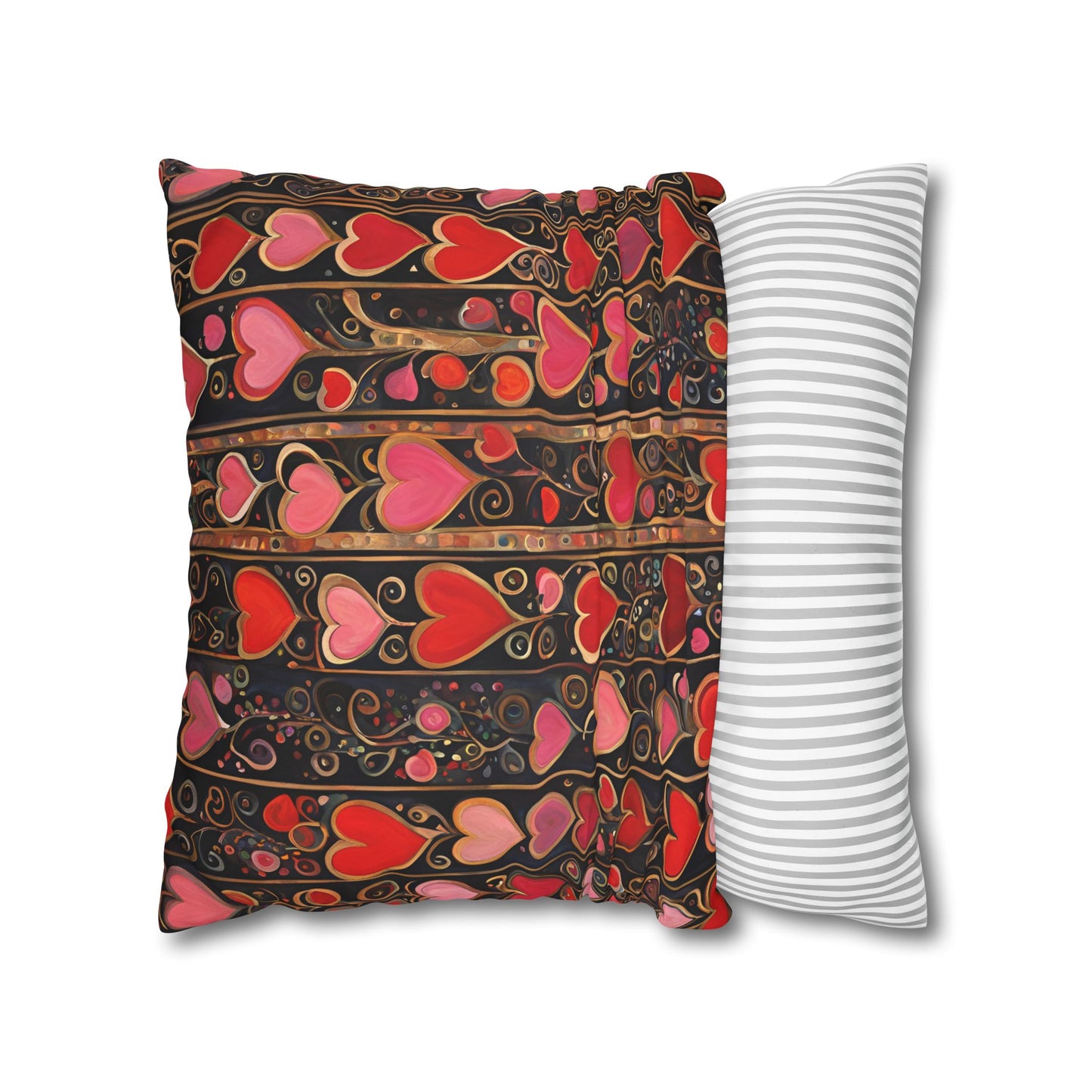 Lotta Love Square Poly Canvas Pillowcase