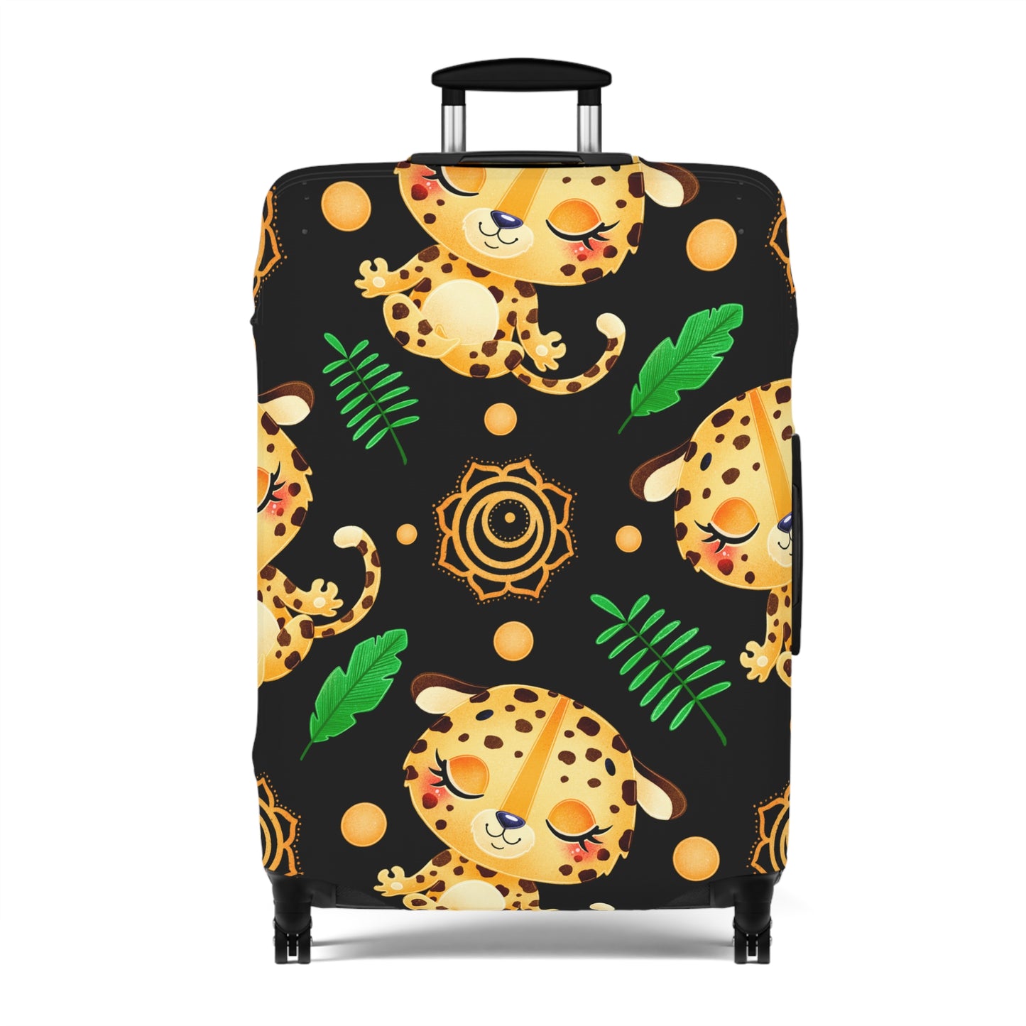 Zen Leopard Luggage Cover