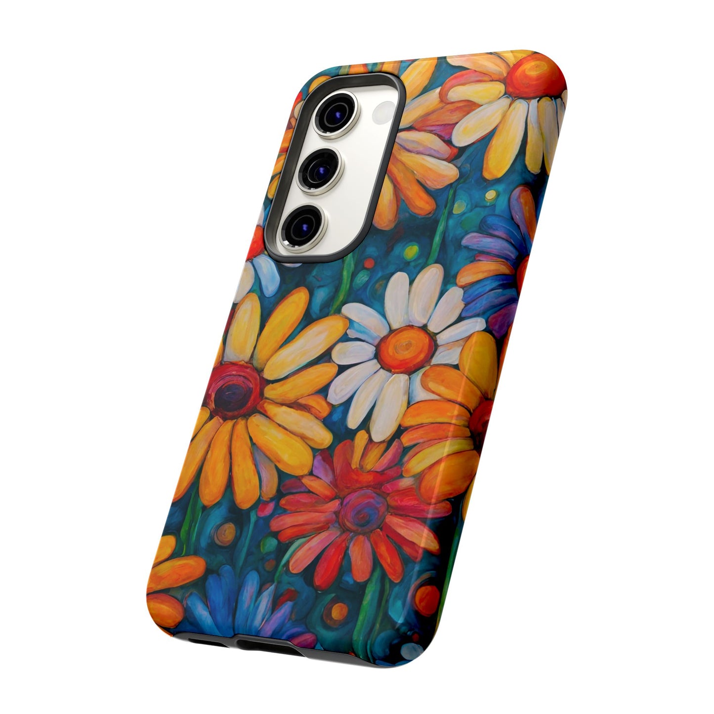 Crazy Daisies iPhone Samsung Galaxy Google Pixel Tough Cases