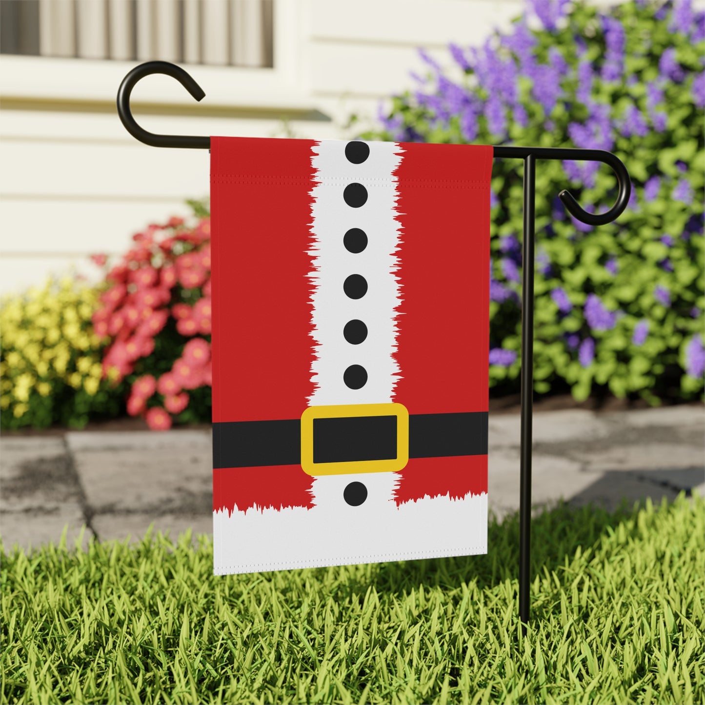 Santa Suit 2-Sided Garden & House Banner