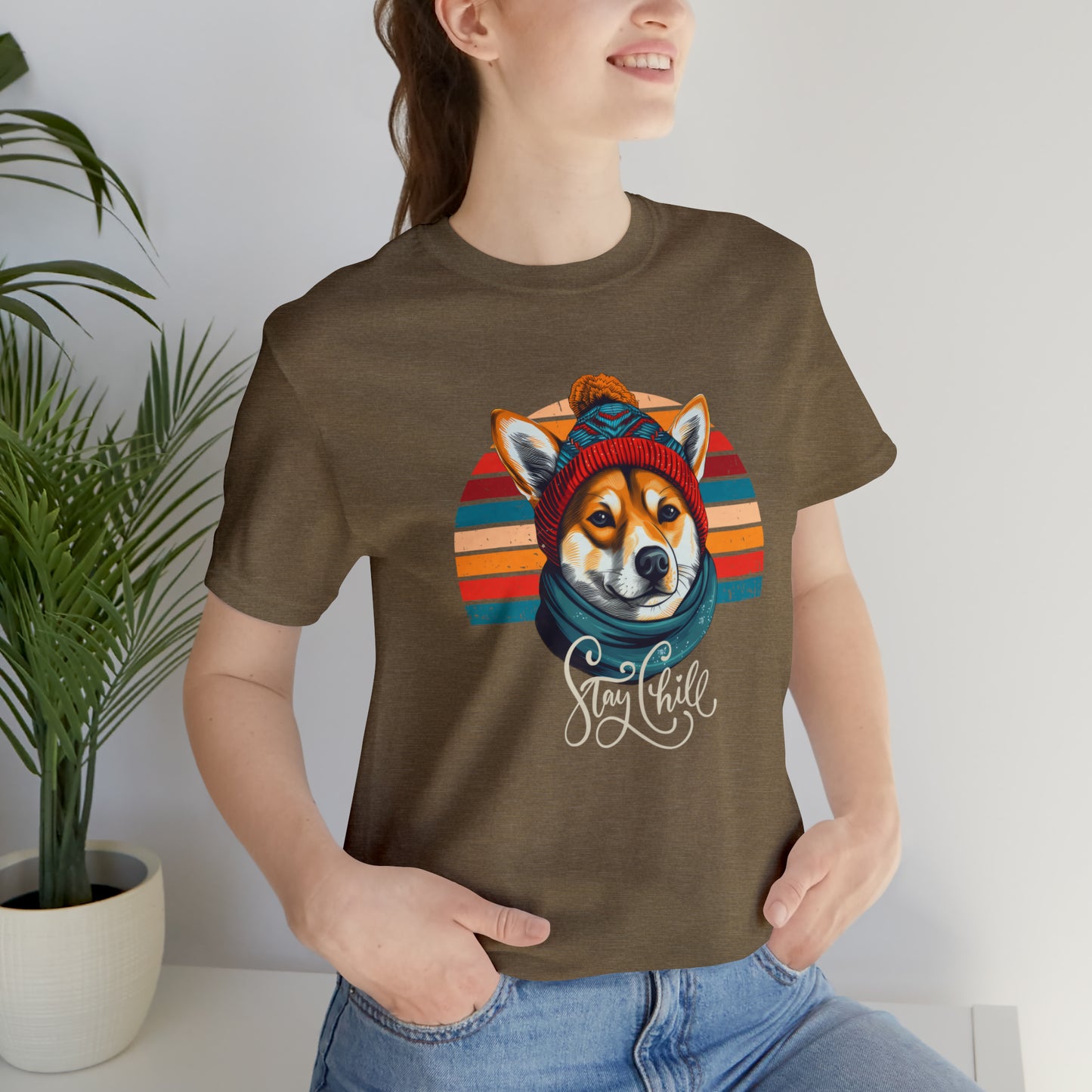 Stay Chill Shiba Inu Unisex Jersey Short Sleeve Tee