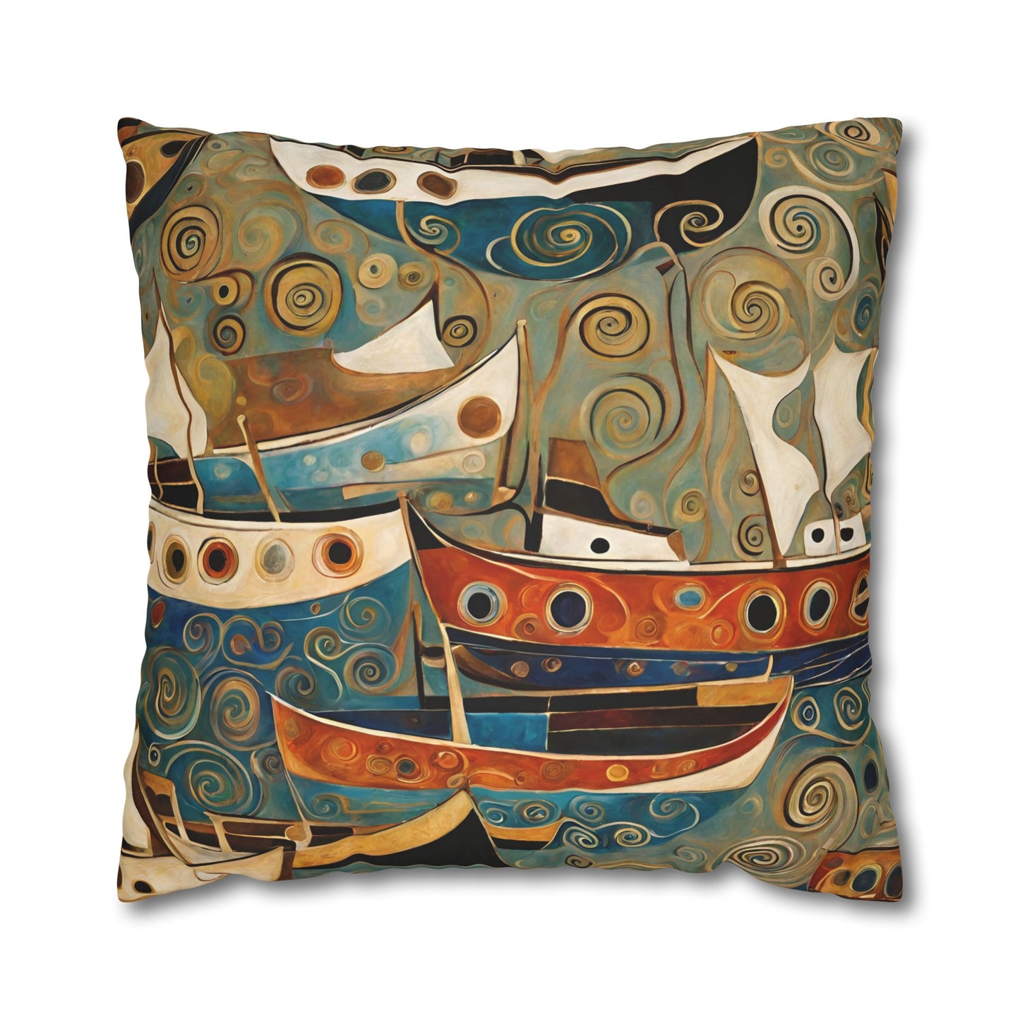 The Harbor Square Poly Canvas Pillowcase