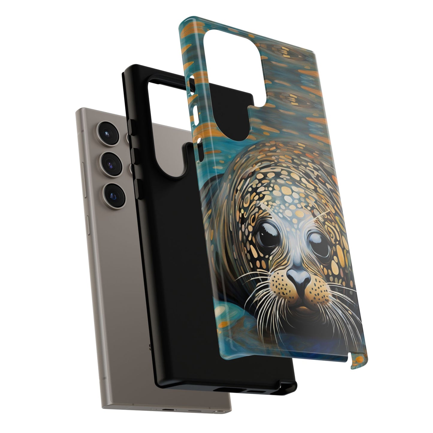 Harbor Seal Wildlife iPhone Samsung Galaxy Google Pixel Tough Cases