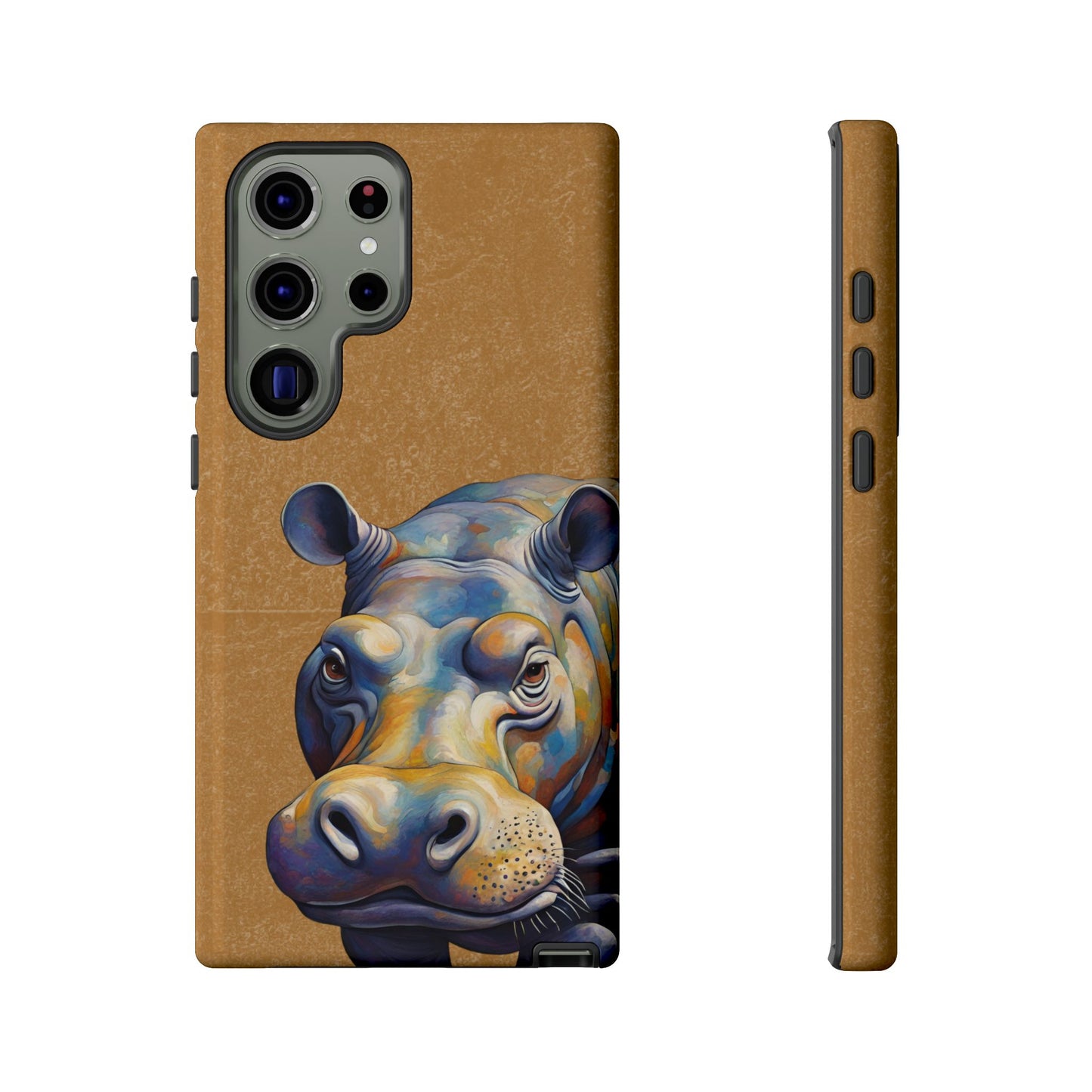 Hippo Wildlife iPhone Samsung Galaxy Google Pixel Tough Cases