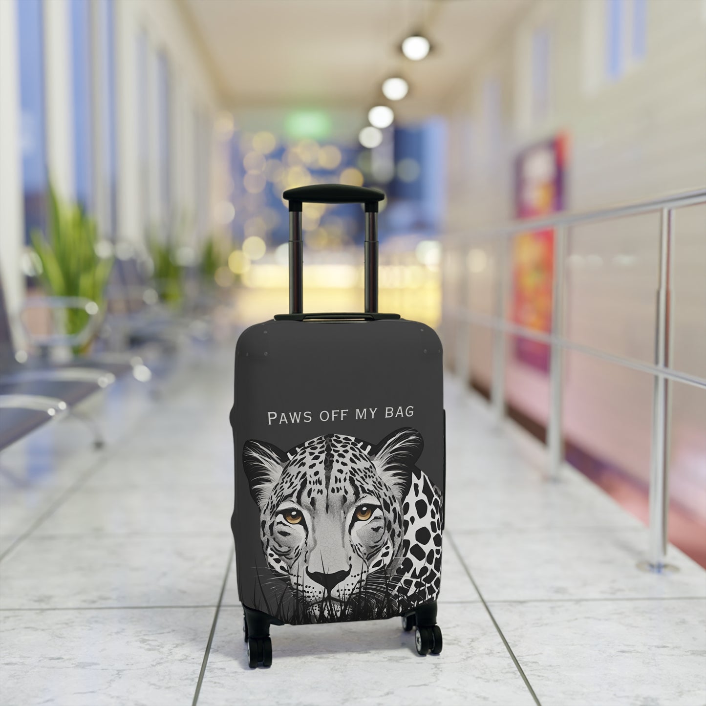 Leopard Paws Off My Bag Luggage Cover