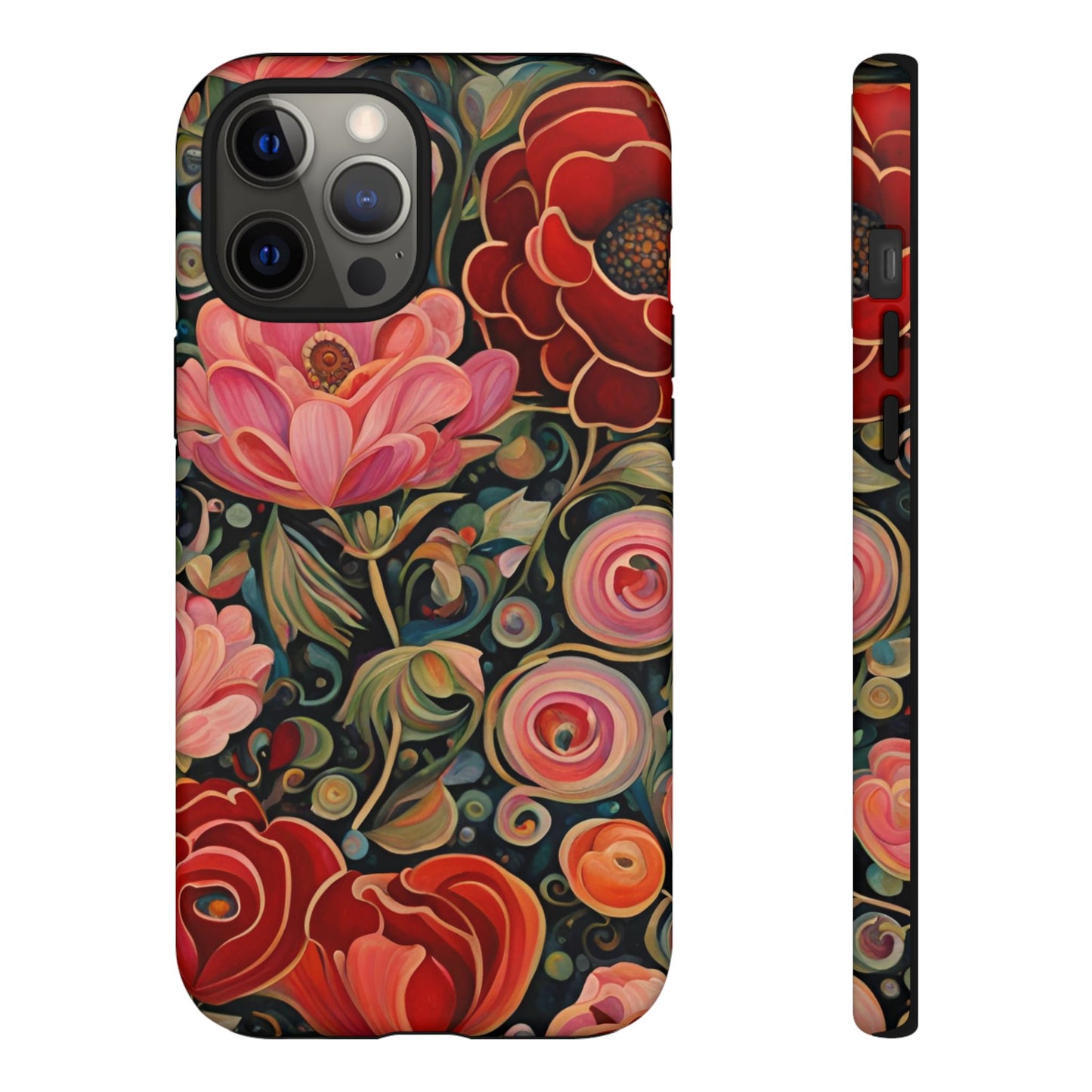 February Flowers iPhone Samsung Galaxy Google Pixel Tough Cases