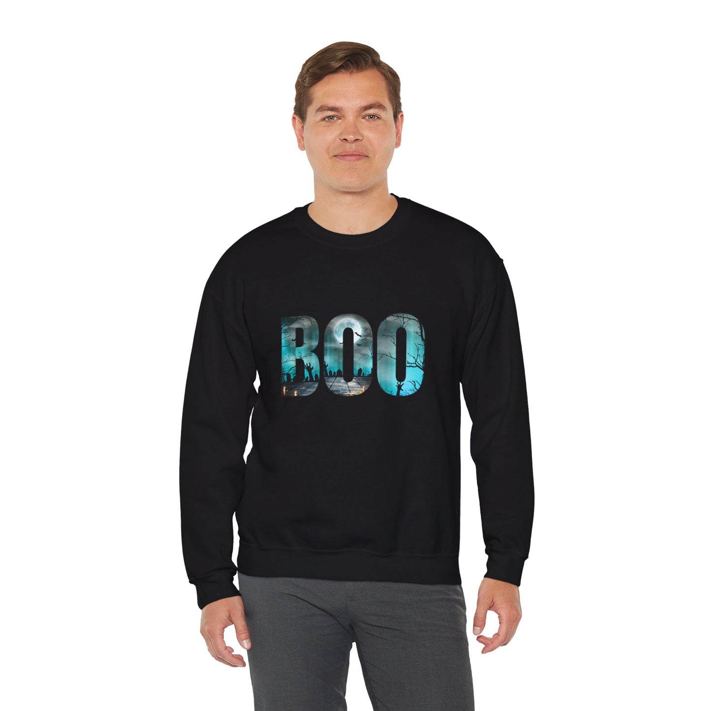 Graveyard BOO Unisex Heavy Blend™ Crewneck Sweatshirt