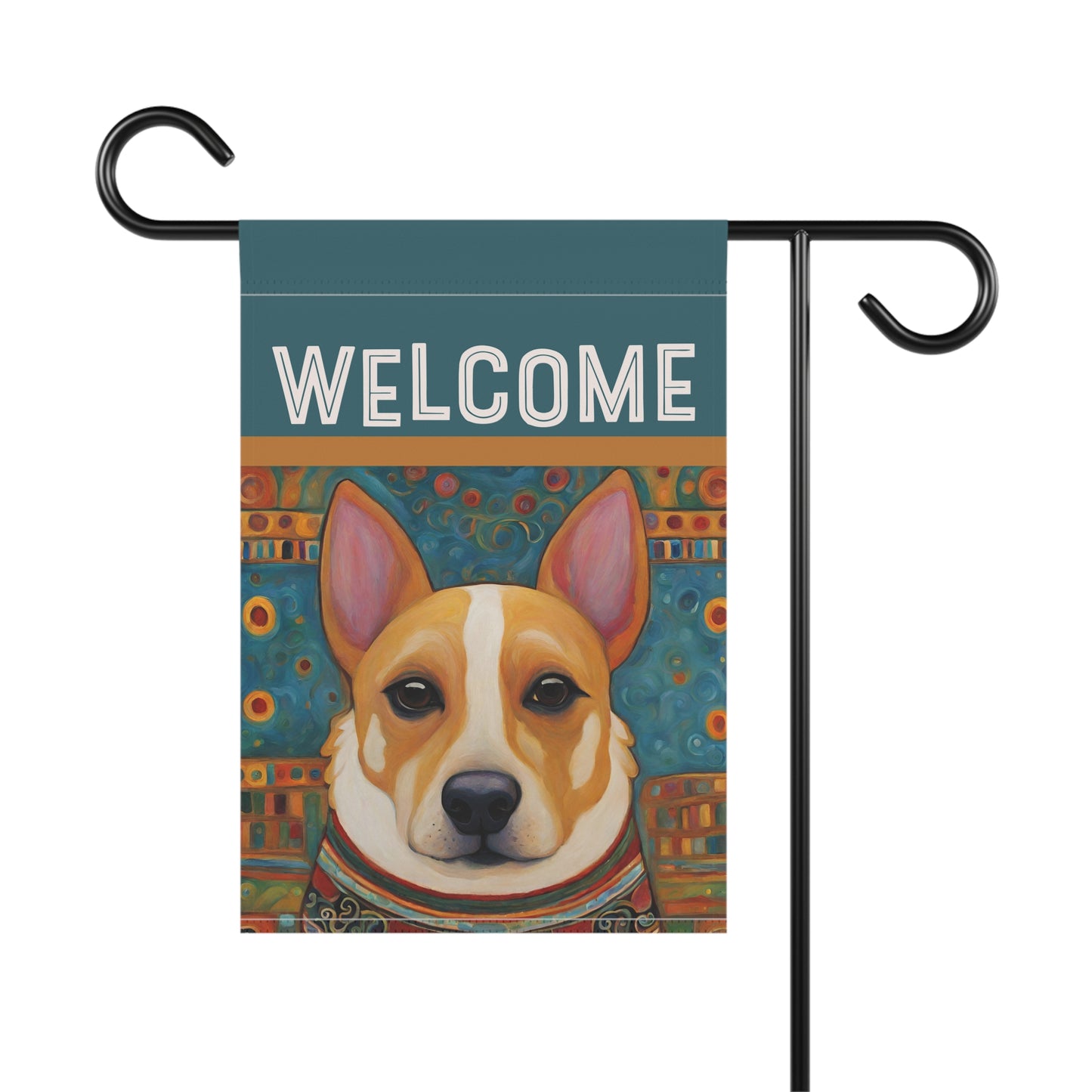 Carlos Welcome 2-Sided Garden & House Flag/Banner