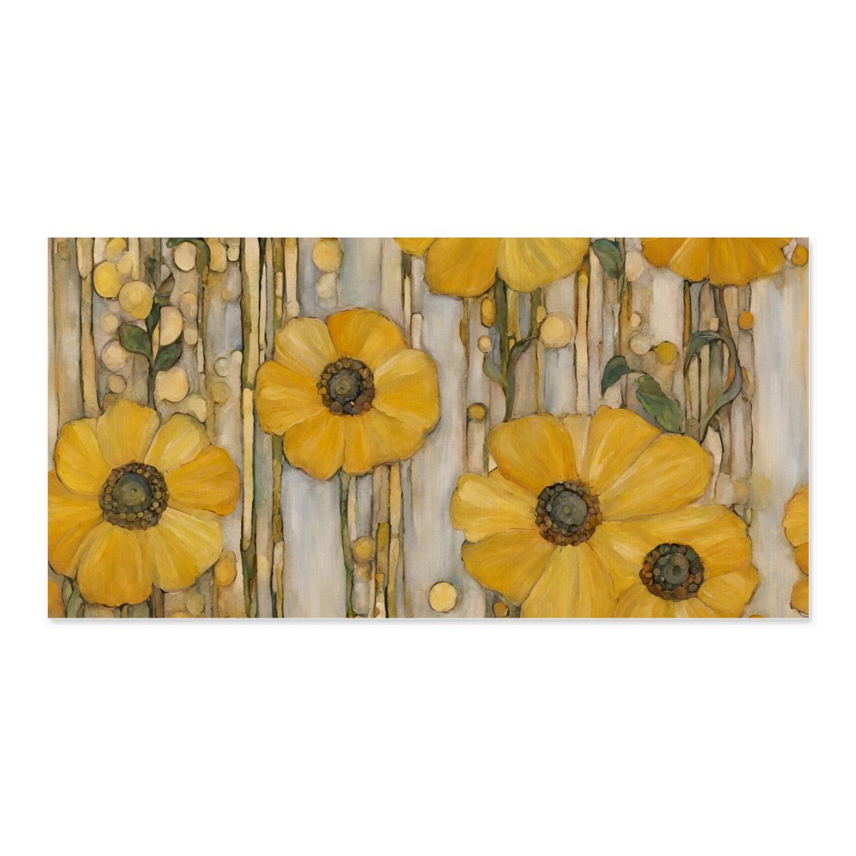 60" x 30" Printed Canvas Fabric Wall Art - No Frame (Made in USA)