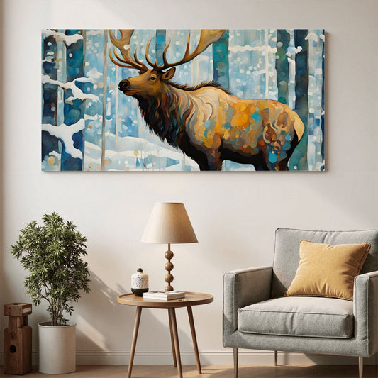 60" x 30" Printed Canvas Fabric Wall Art - No Frame (Made in USA)