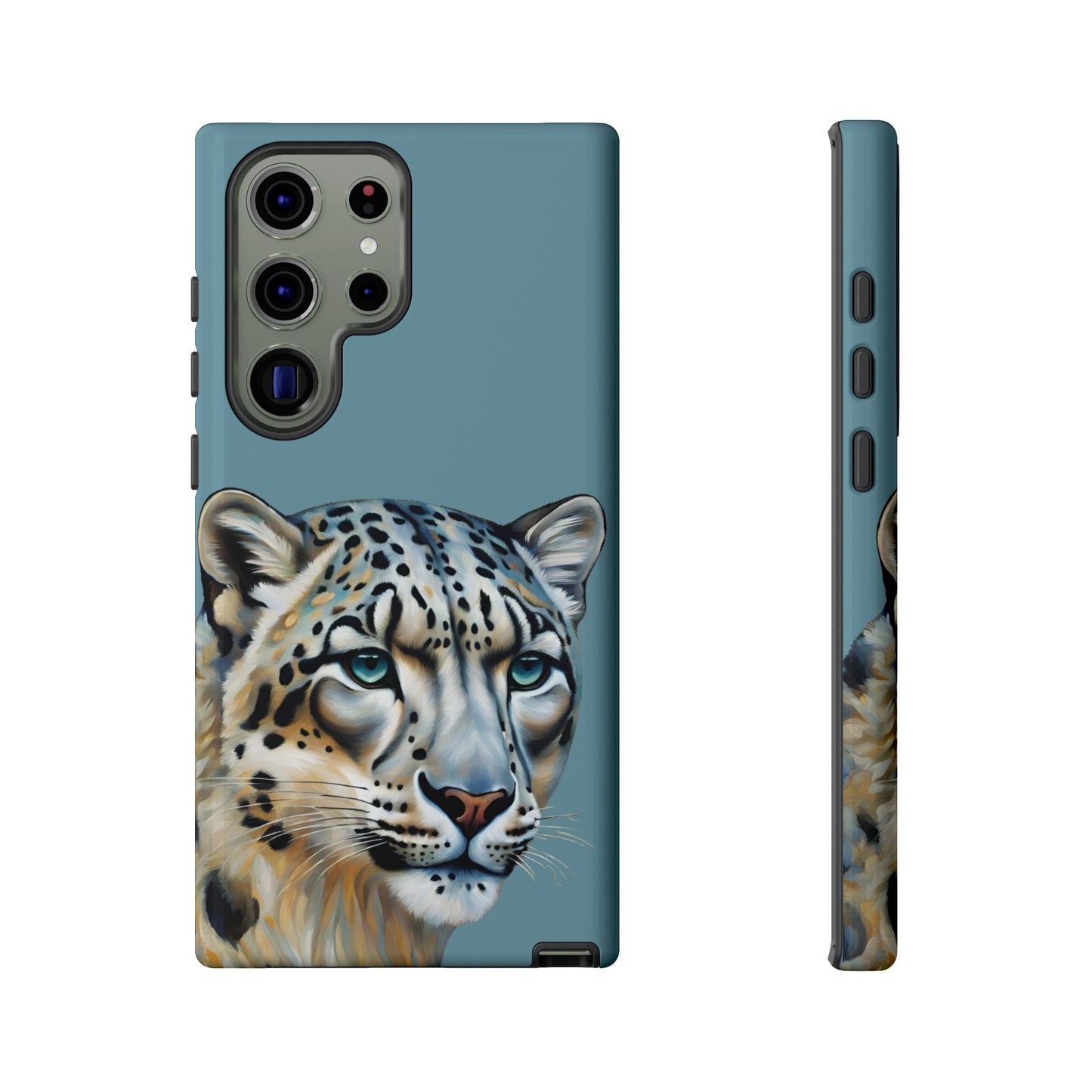 Snow Leopard iPhone Samsung Galaxy Google Pixel Tough Cases