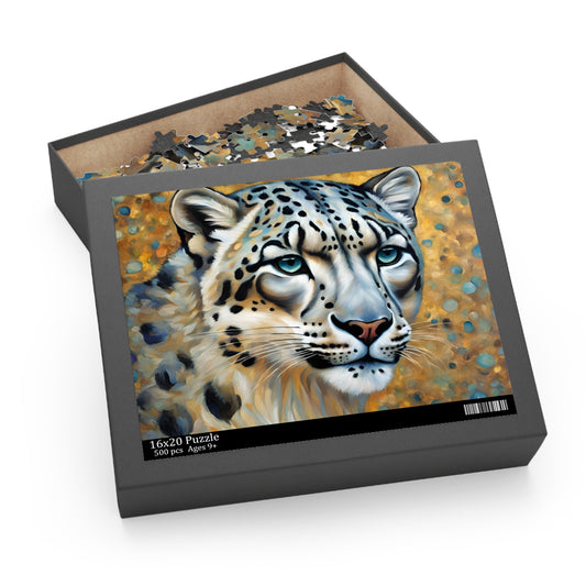 Snow Leopard Puzzle (500-Piece)