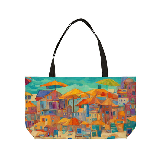 Seaside in Living Color Weekender Tote Bag