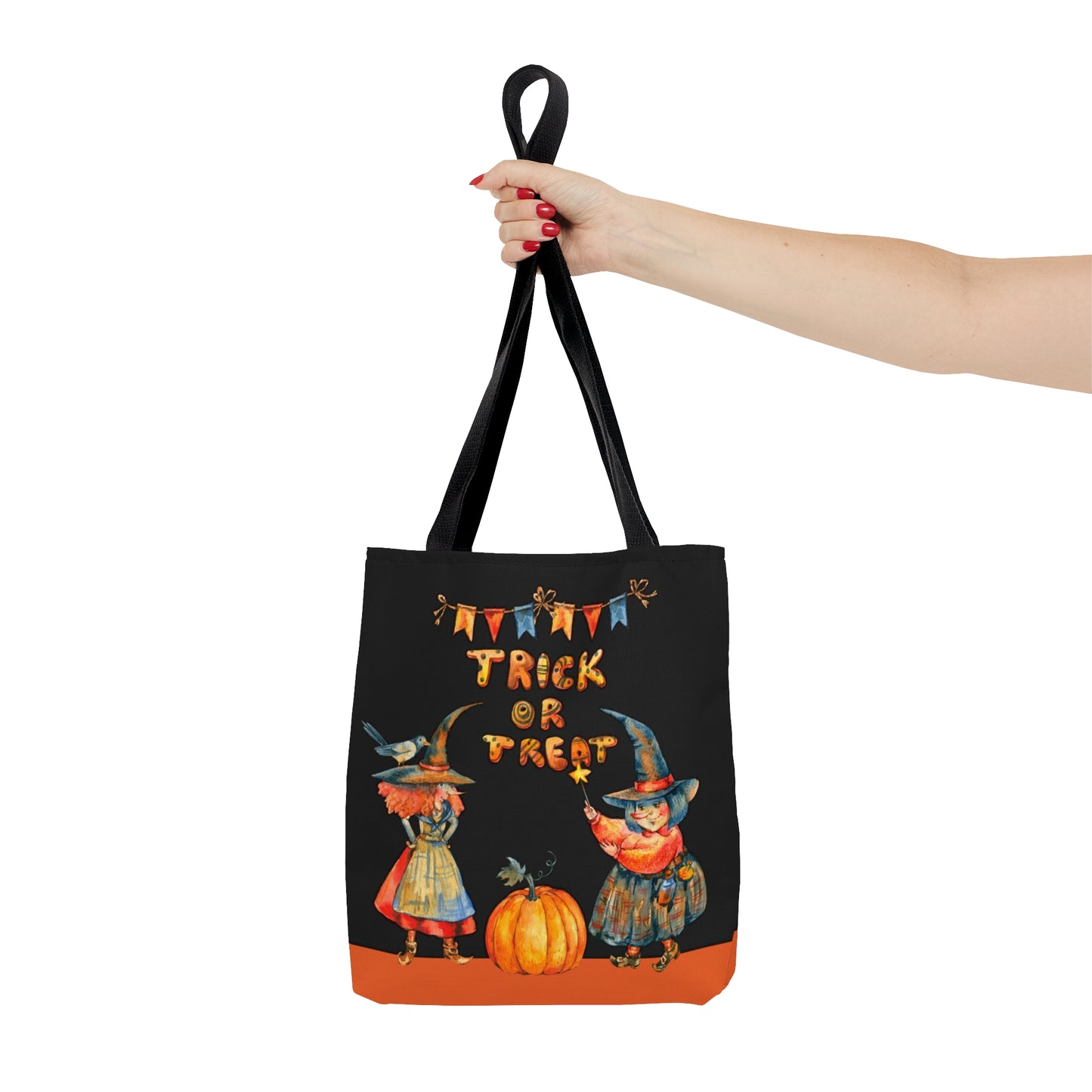 Trick or Treat Cute Witches Halloween Tote Bag