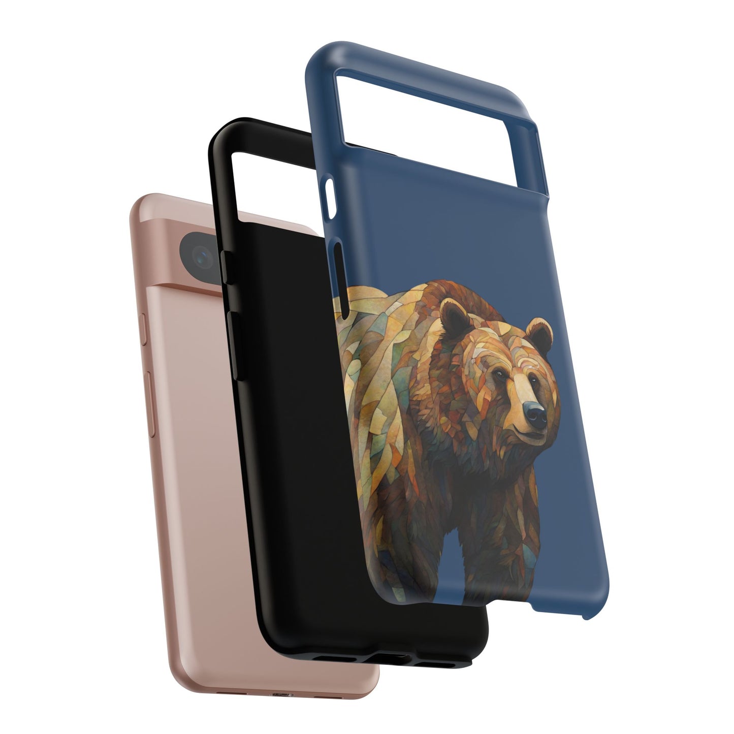 Grizzly Wildlife iPhone Samsung Galaxy Google Pixel Tough Cases