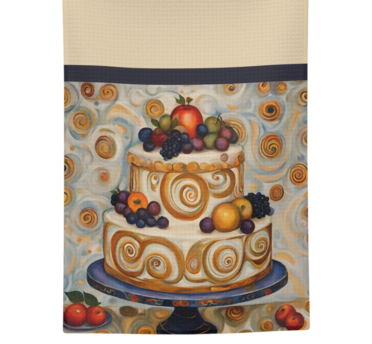 Let's Have Cake Microfiber Tea Towel