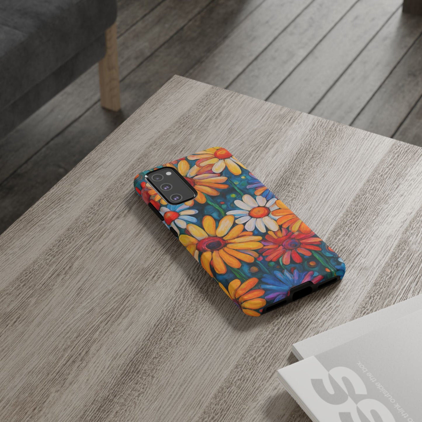 Crazy Daisies iPhone Samsung Galaxy Google Pixel Tough Cases