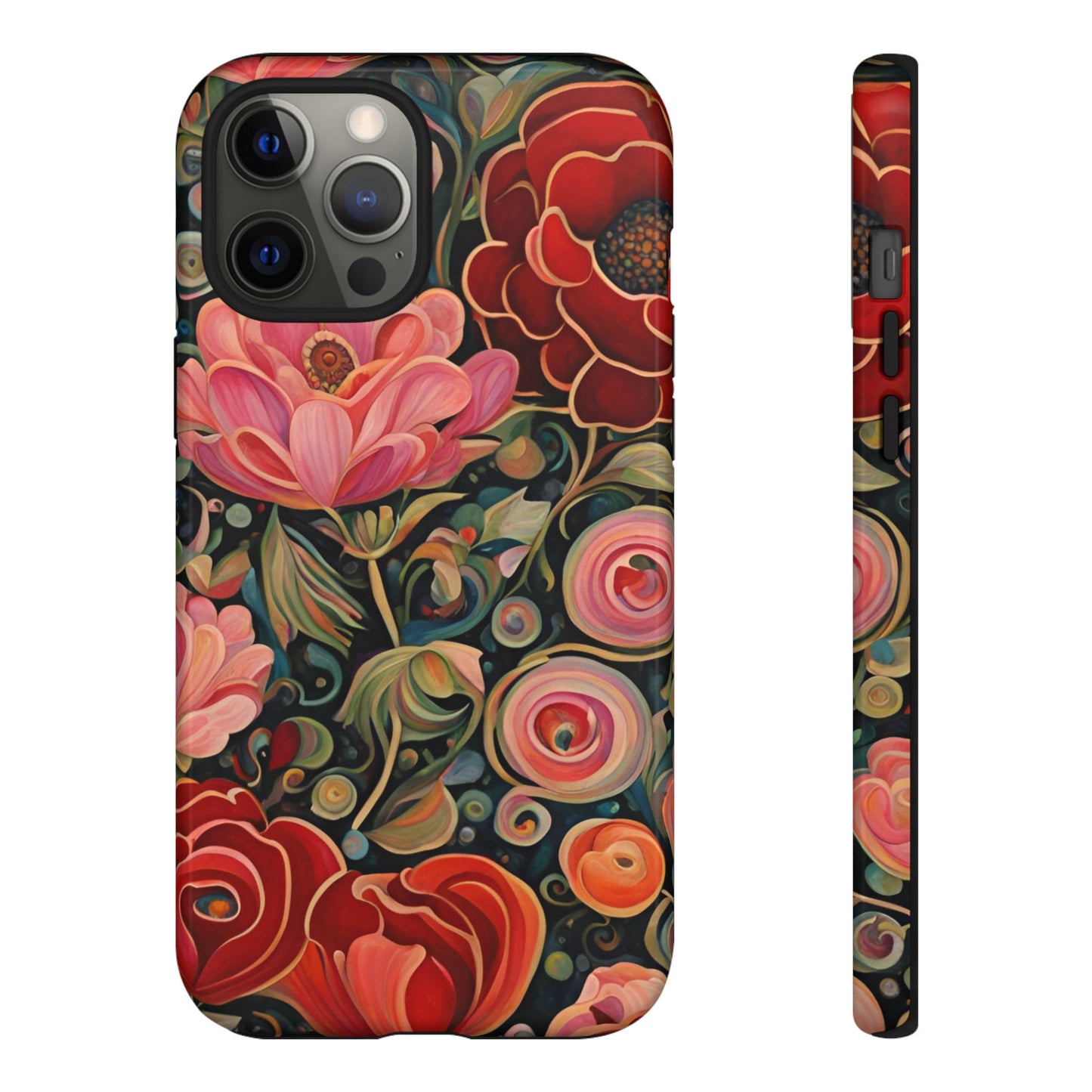 February Flowers iPhone Samsung Galaxy Google Pixel Tough Cases