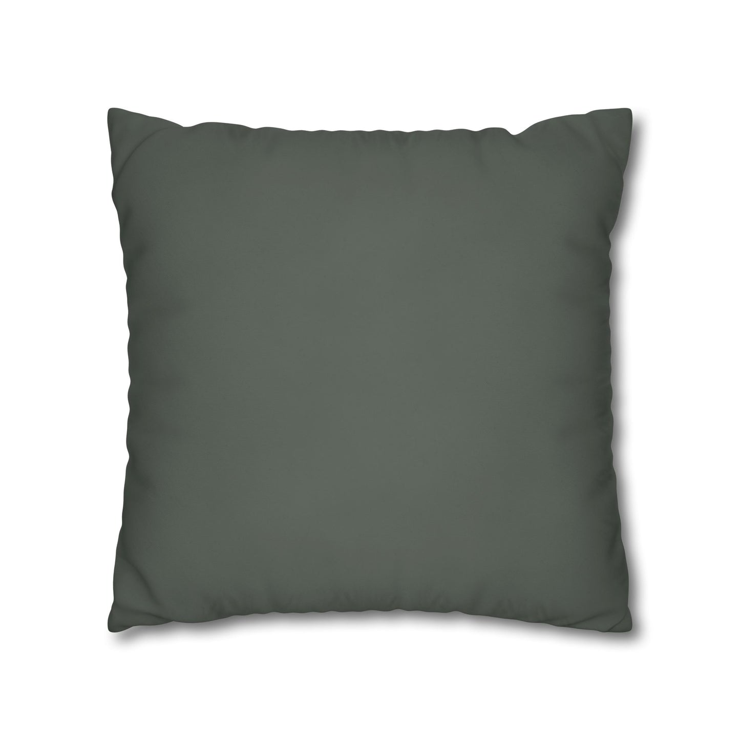 Winter Grizzly Square Poly Canvas Pillowcase