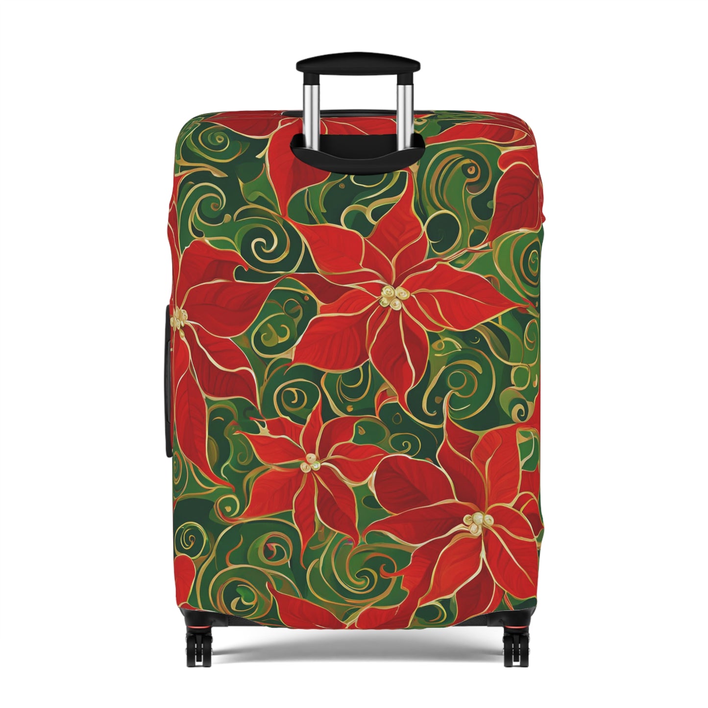 Poinsettias Luggage Cover