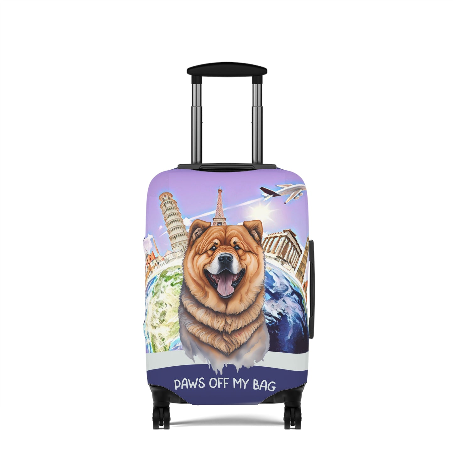 Chow Chow Paws Off My Bag Luggage Cover