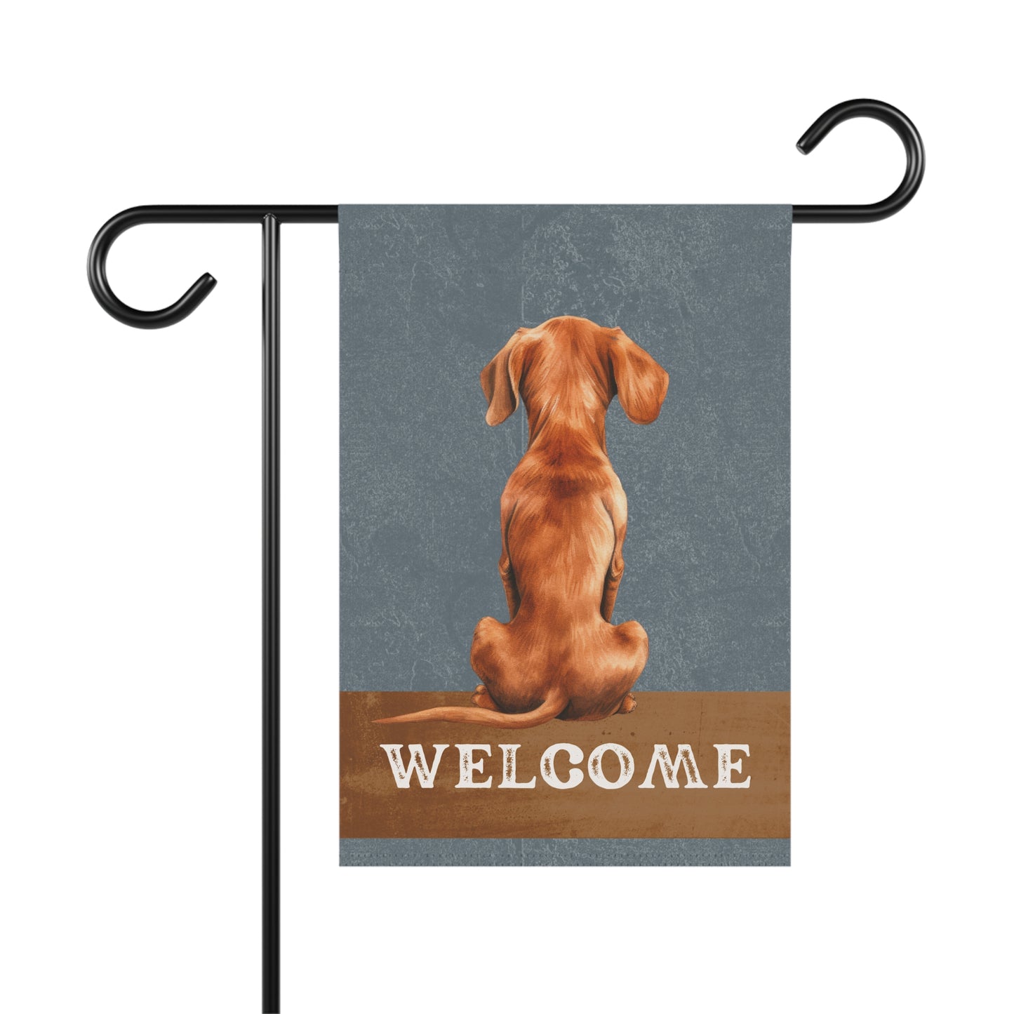 Vizsla Welcome 2-Sided Garden & House Flag/Banner