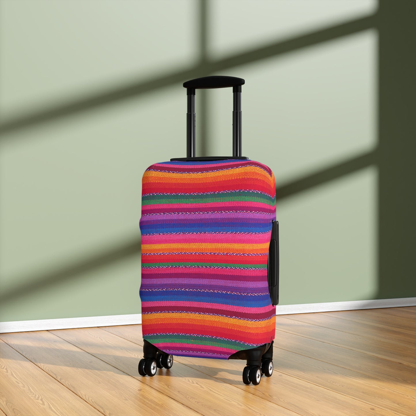 Vibrant Stripe Luggage Cover