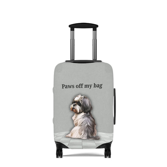 Shih Tzu Paws Off My Bag Luggage Cover