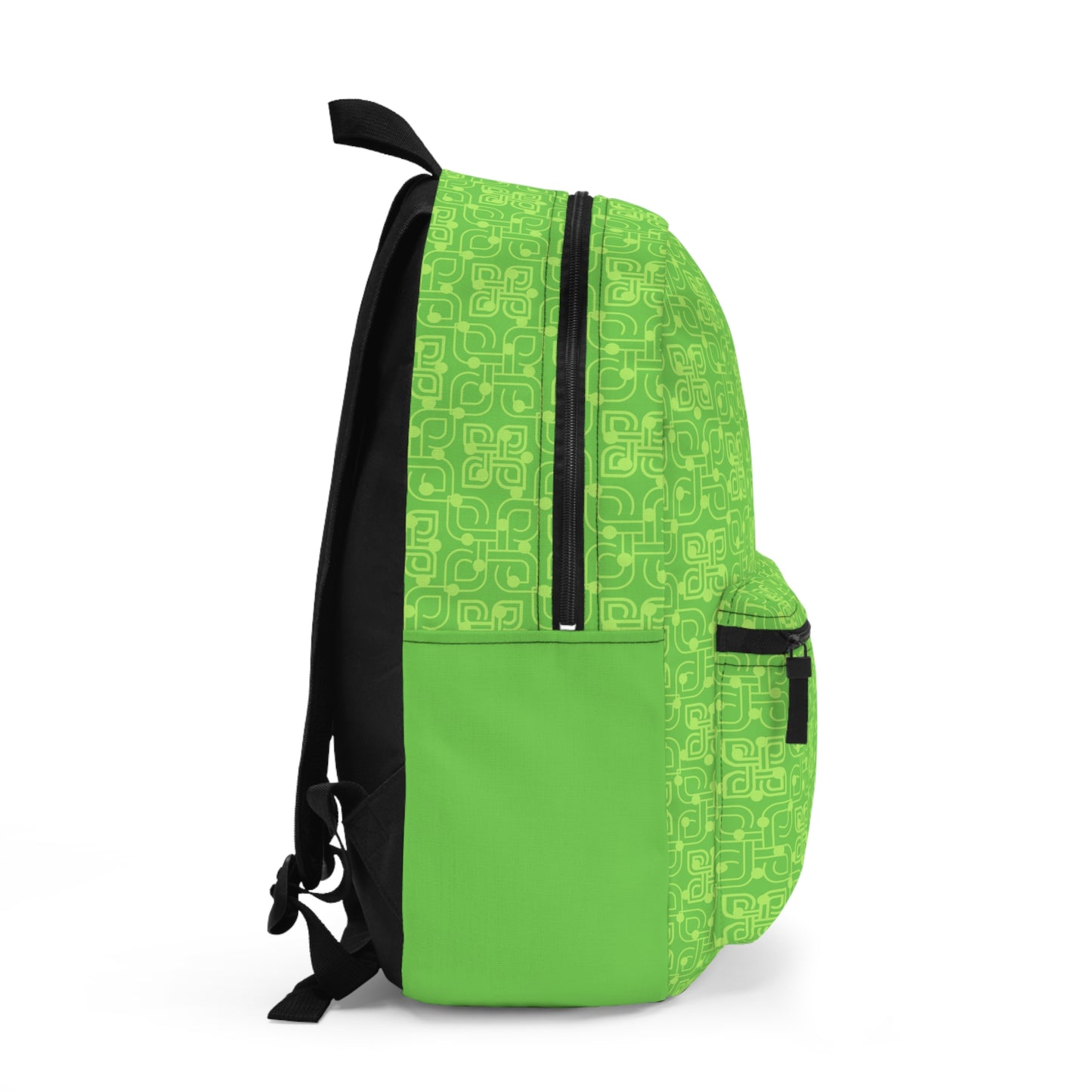 Spritz Vibrant Green Abstract Backpack
