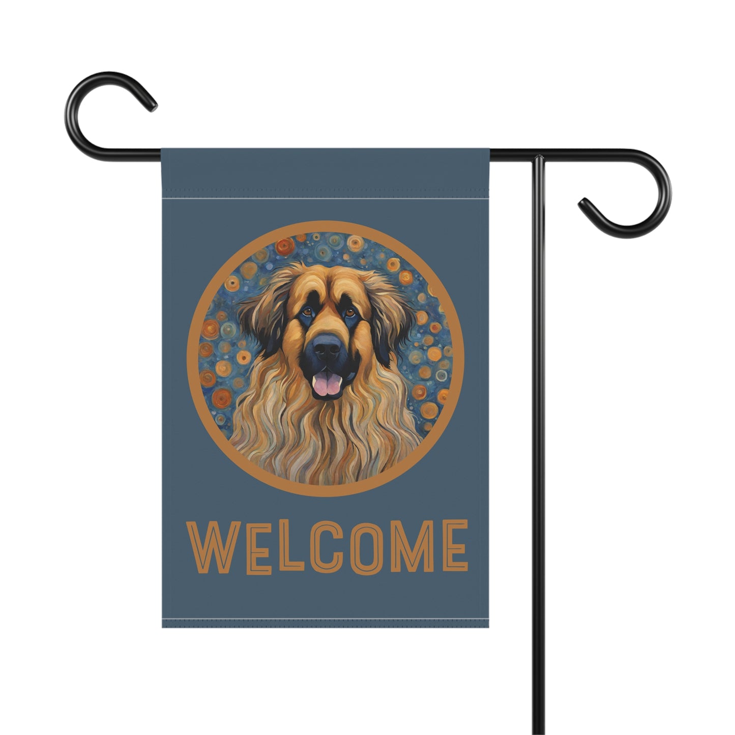 Leonberger Welcome 2-Sided Garden & House Flag/Banner