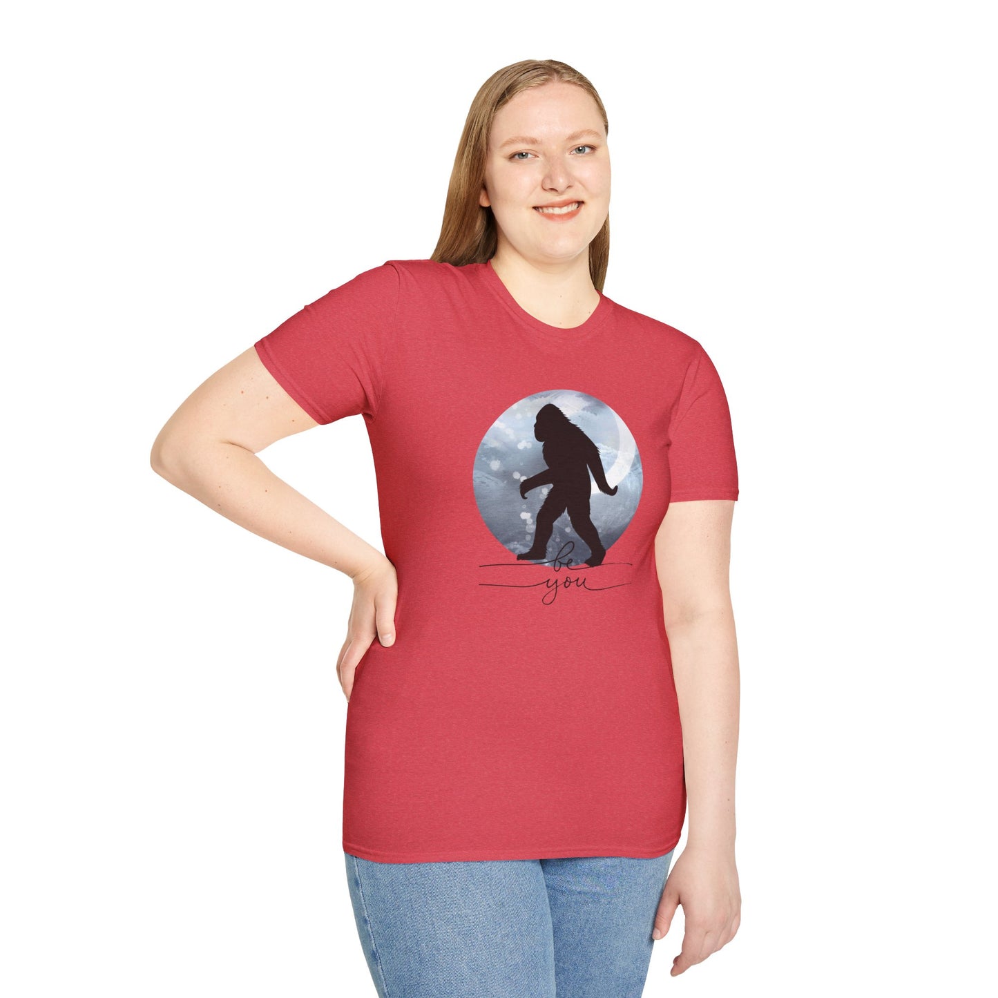 Be You Big Foot Sasquatch Yeti Unisex Softstyle T-Shirt