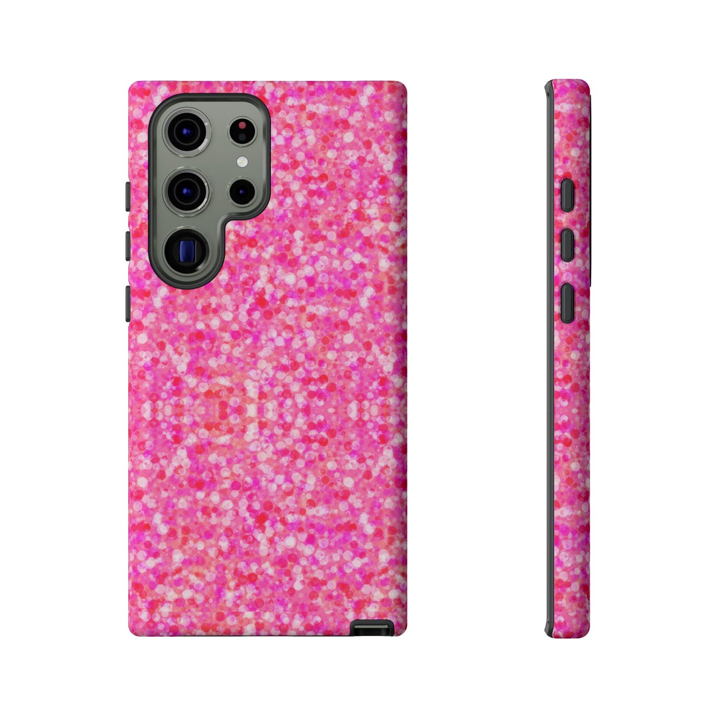 Poppin Pink iPhone Samsung Galaxy Google Pixel Tough Cases