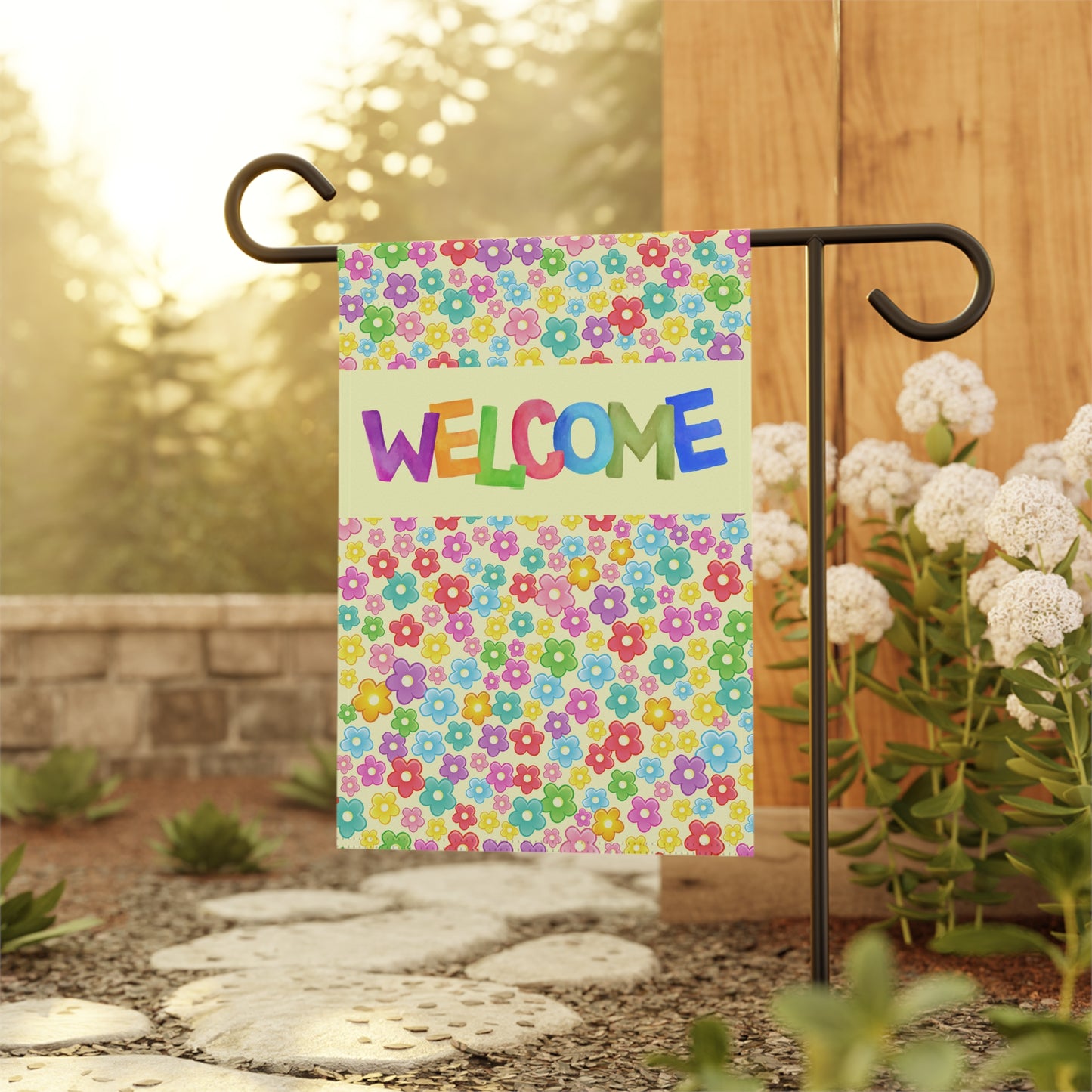 Spring Welcome 2-Sided Garden & House Banner