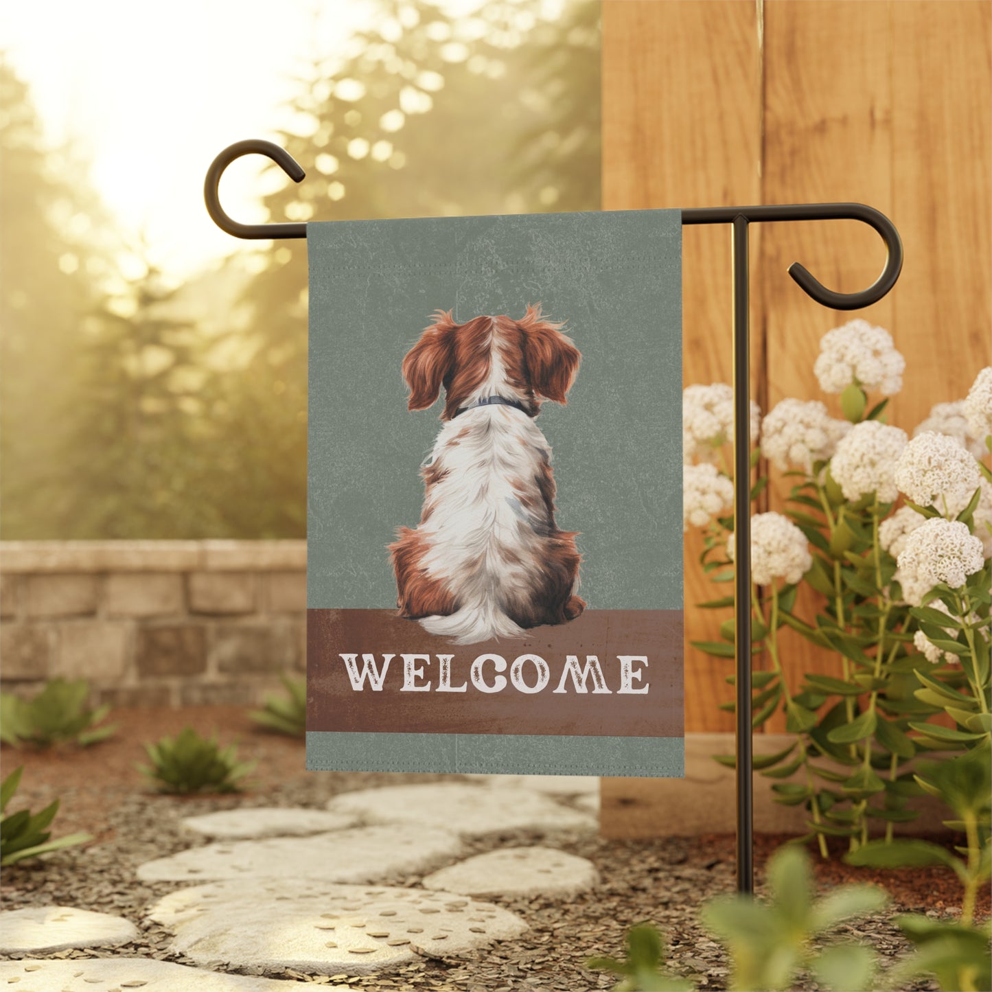 Brittany Welcome 2-Sided Garden & House Flag/Banner