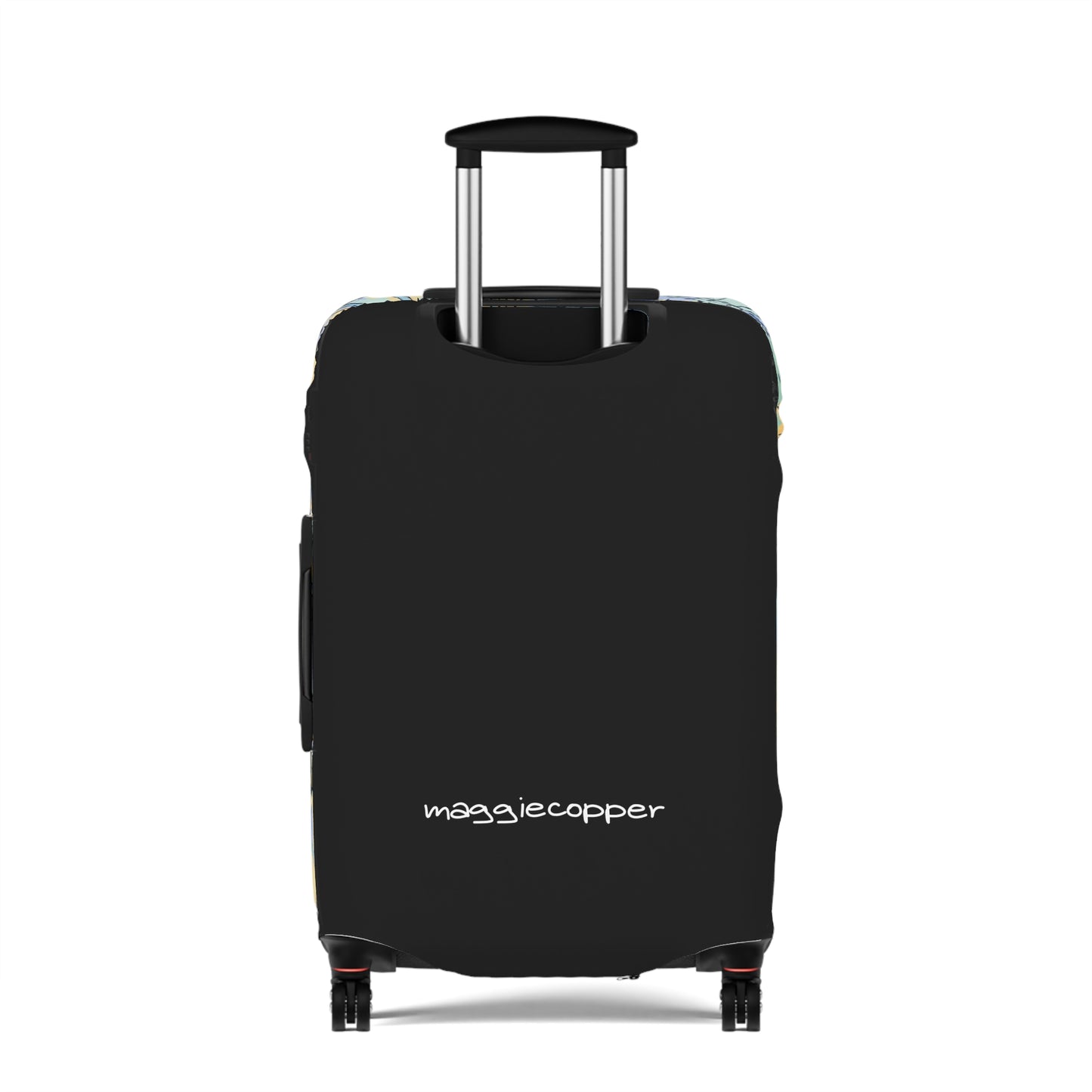 Paris Black Cats Luggage Cover