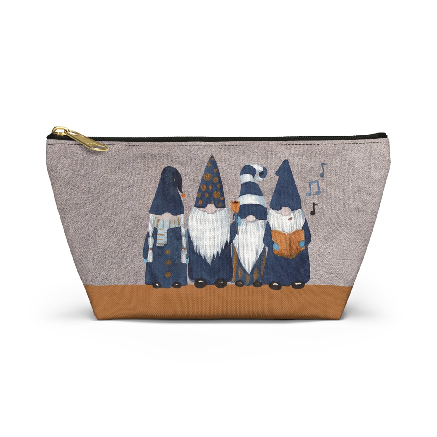 Gnome Carolers Accessory Pouch w T-bottom