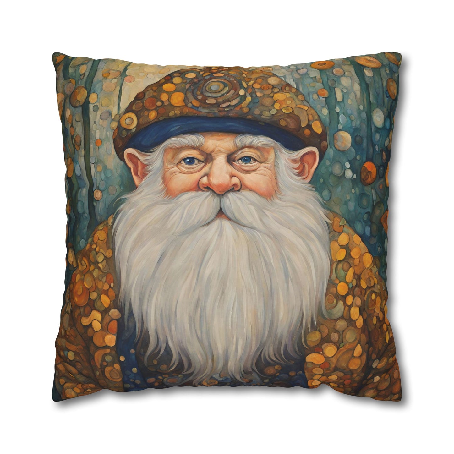 The Gnome Square Poly Canvas Pillowcase