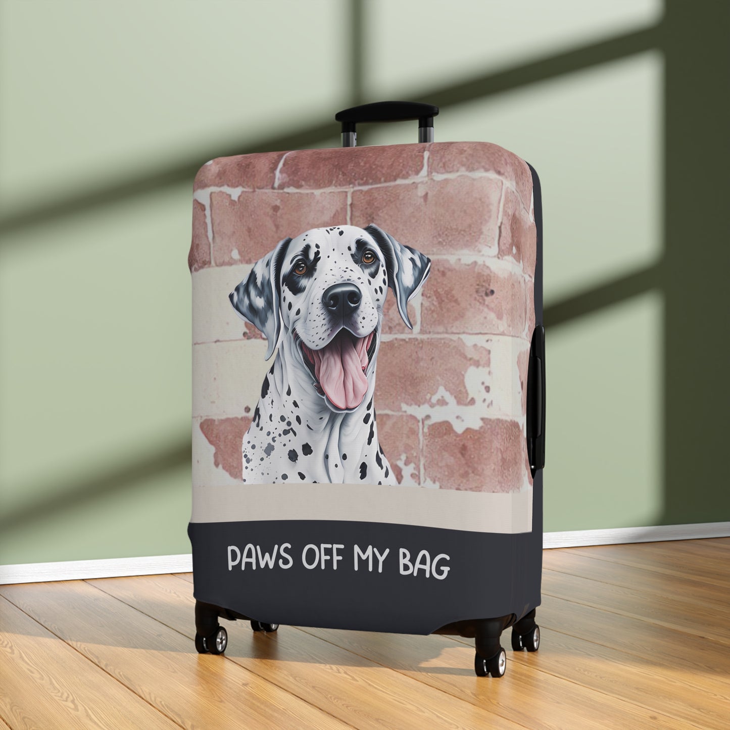 Dalmatian Paws Off My Bag Luggage Cover