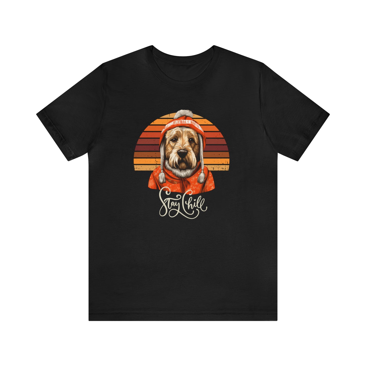 Stay Chill Soft Coated Wheaten Terrier Unisex Jersey Short Sleeve Tee