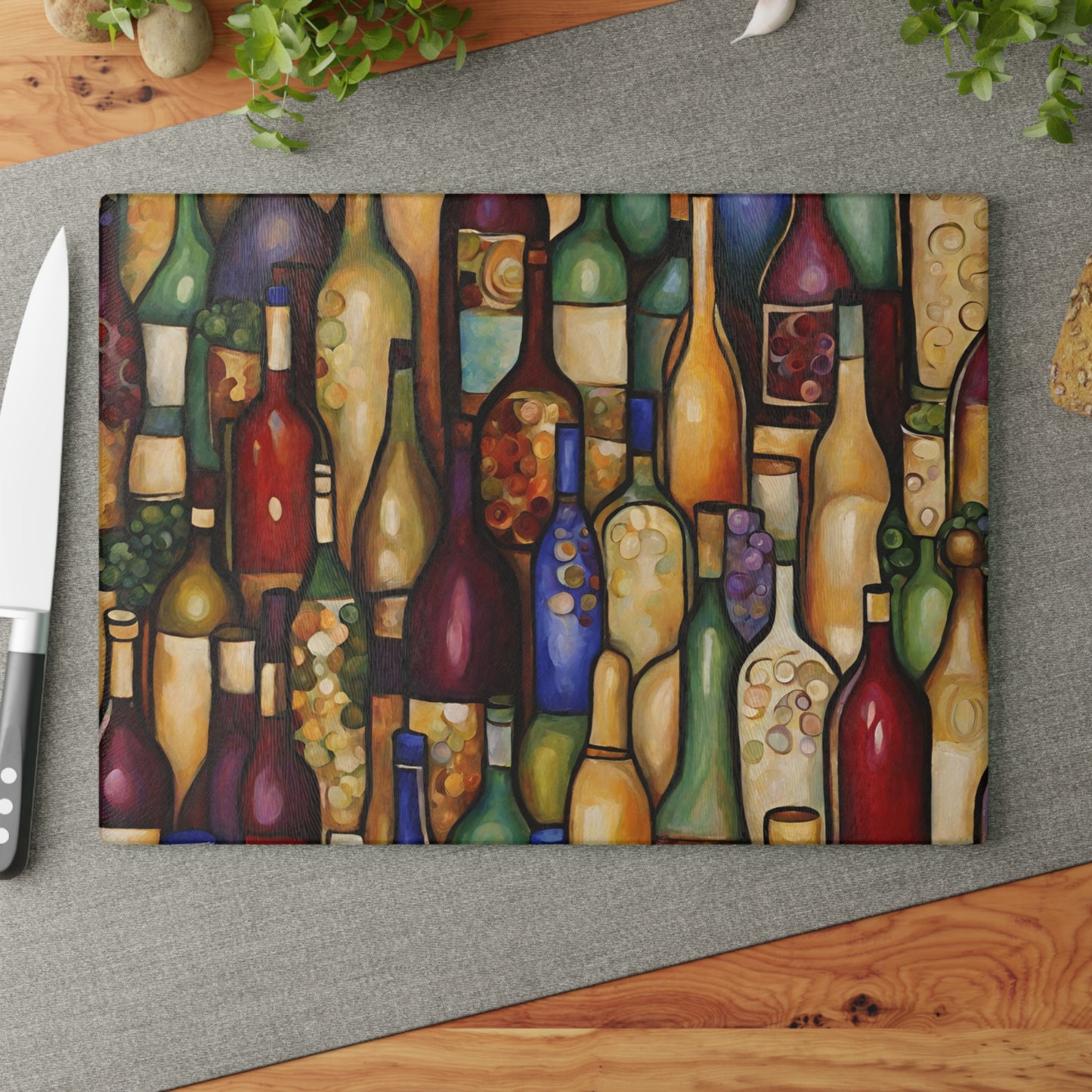 Vino Tempered Glass Cutting Board