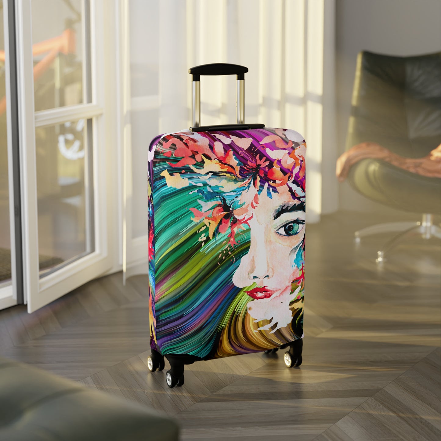 Insight Abstract Art Luggage Cover