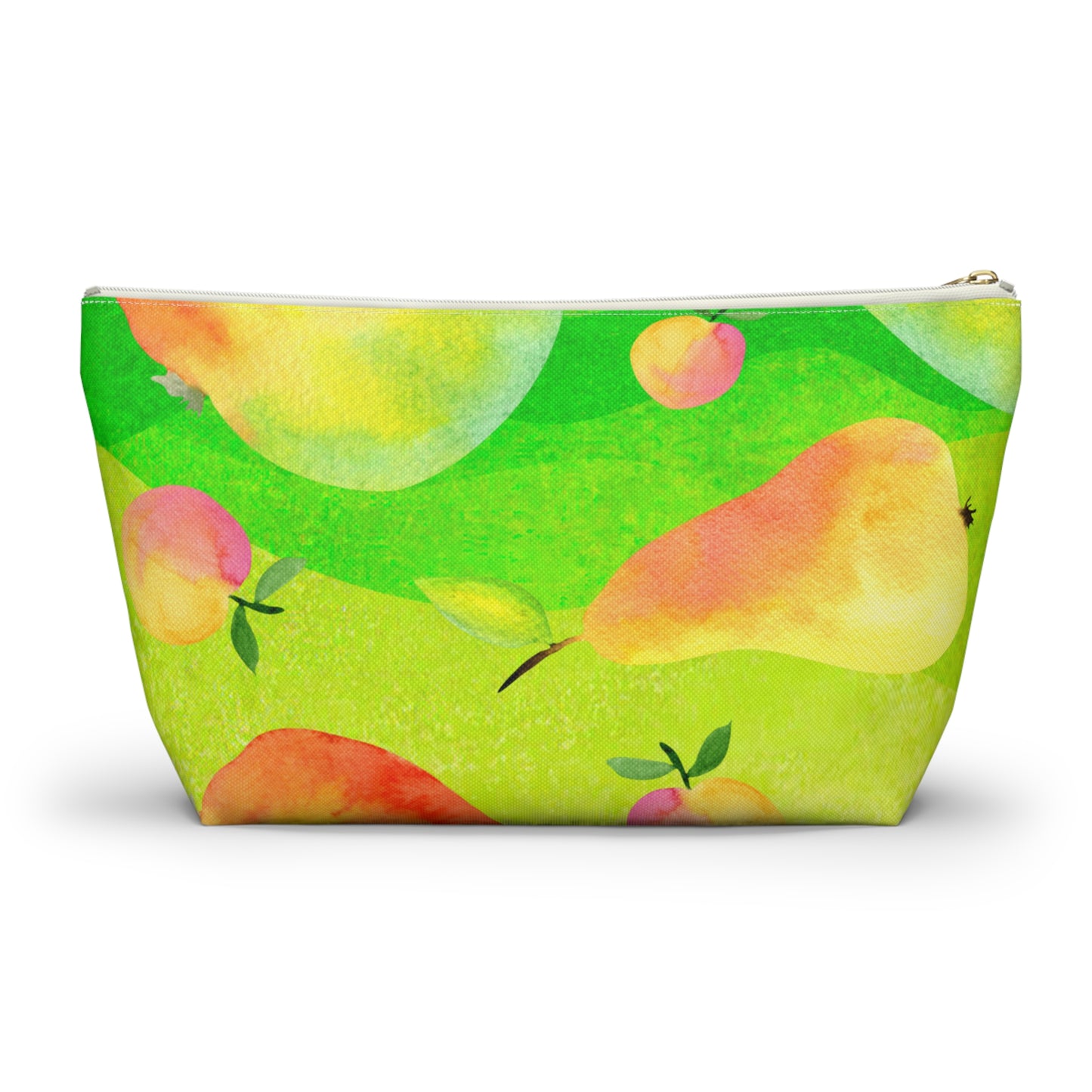 Pears & Apples Accessory Pouch w T-bottom