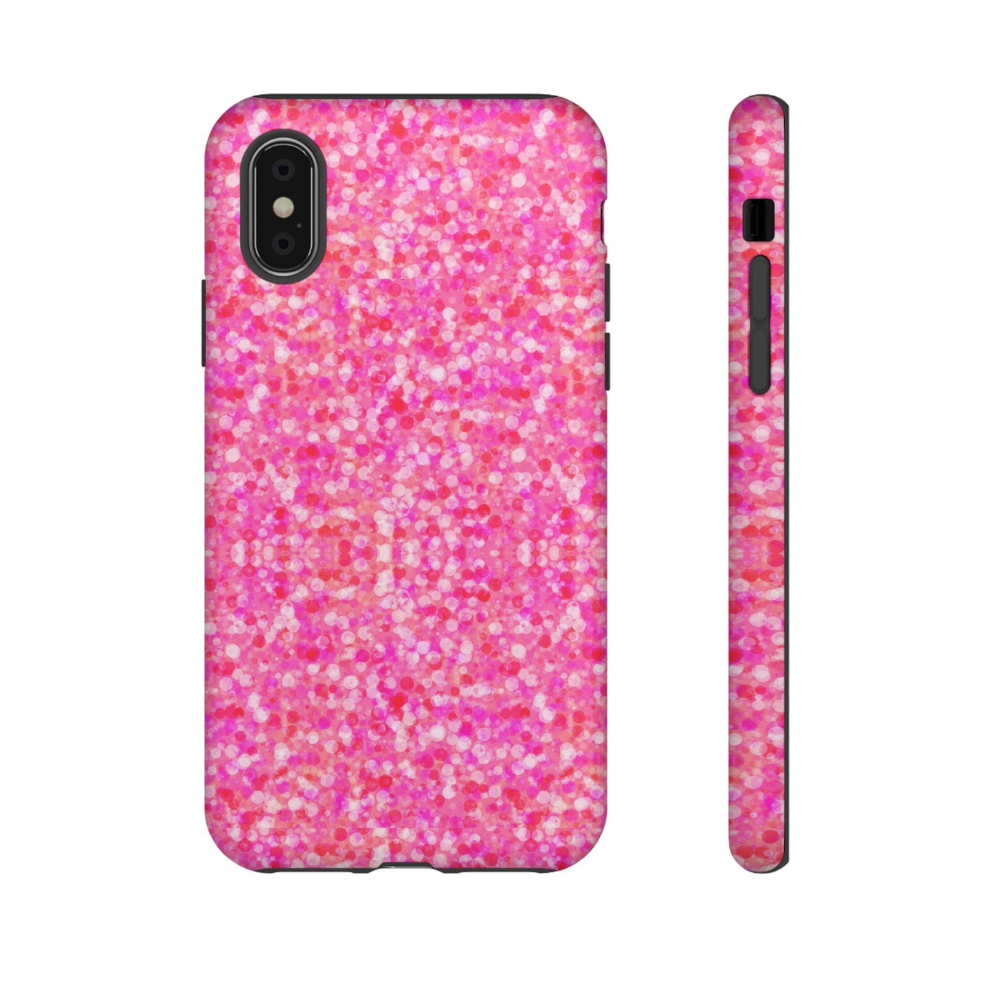 Poppin Pink iPhone Samsung Galaxy Google Pixel Tough Cases