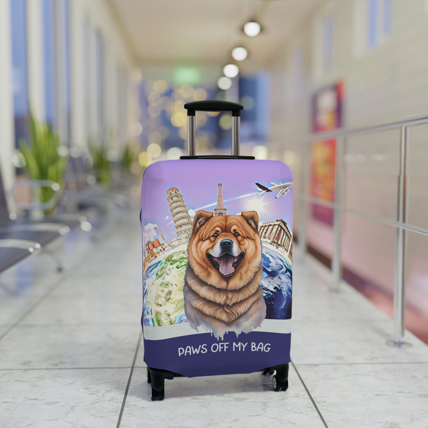 Chow Chow Paws Off My Bag Luggage Cover