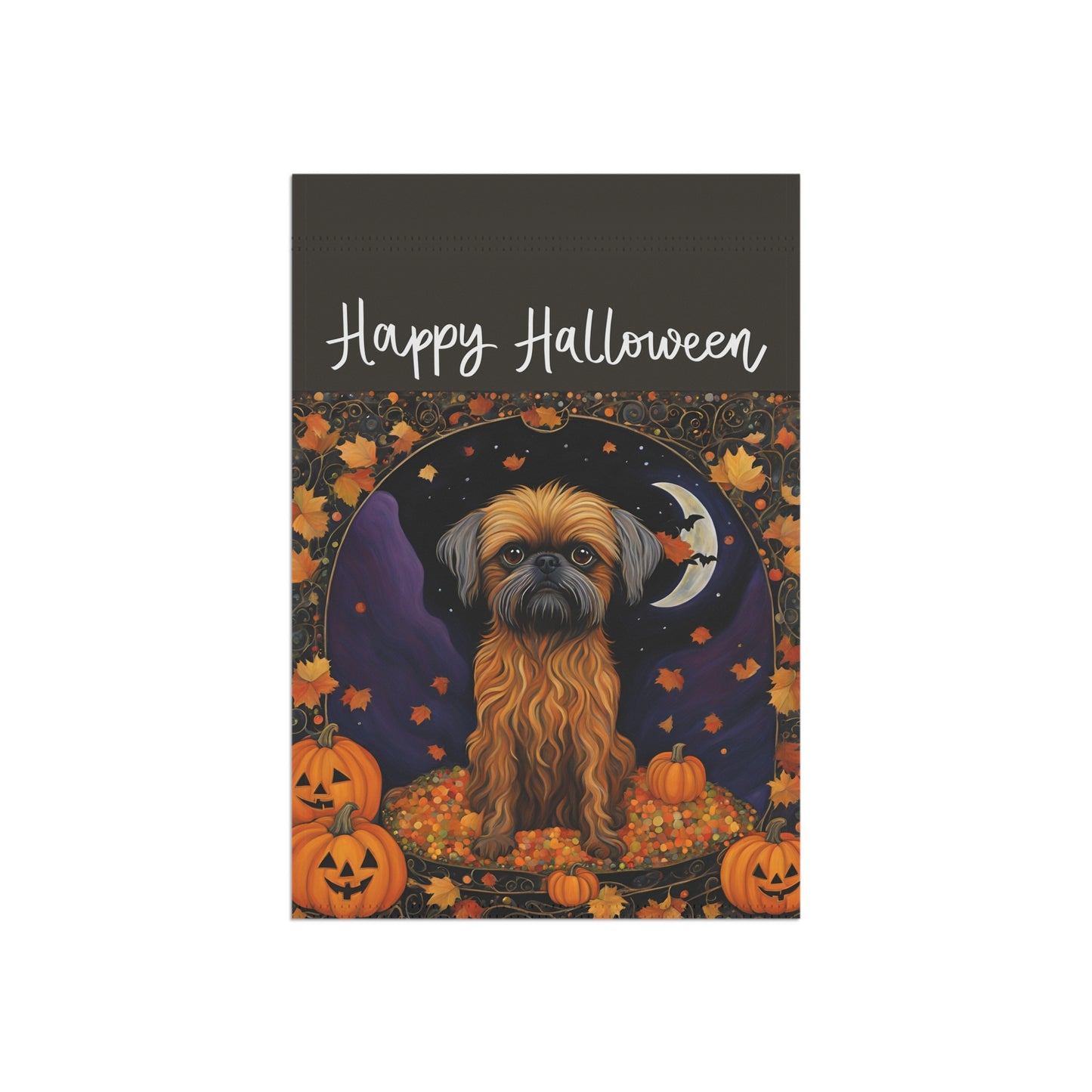 Griffin Happy Halloween 2-Sided Garden & House Flag/Banner