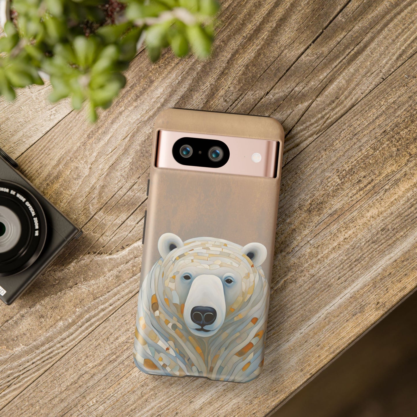 Polar Bear Wildlife iPhone Samsung Galaxy Google Pixel Tough Cases