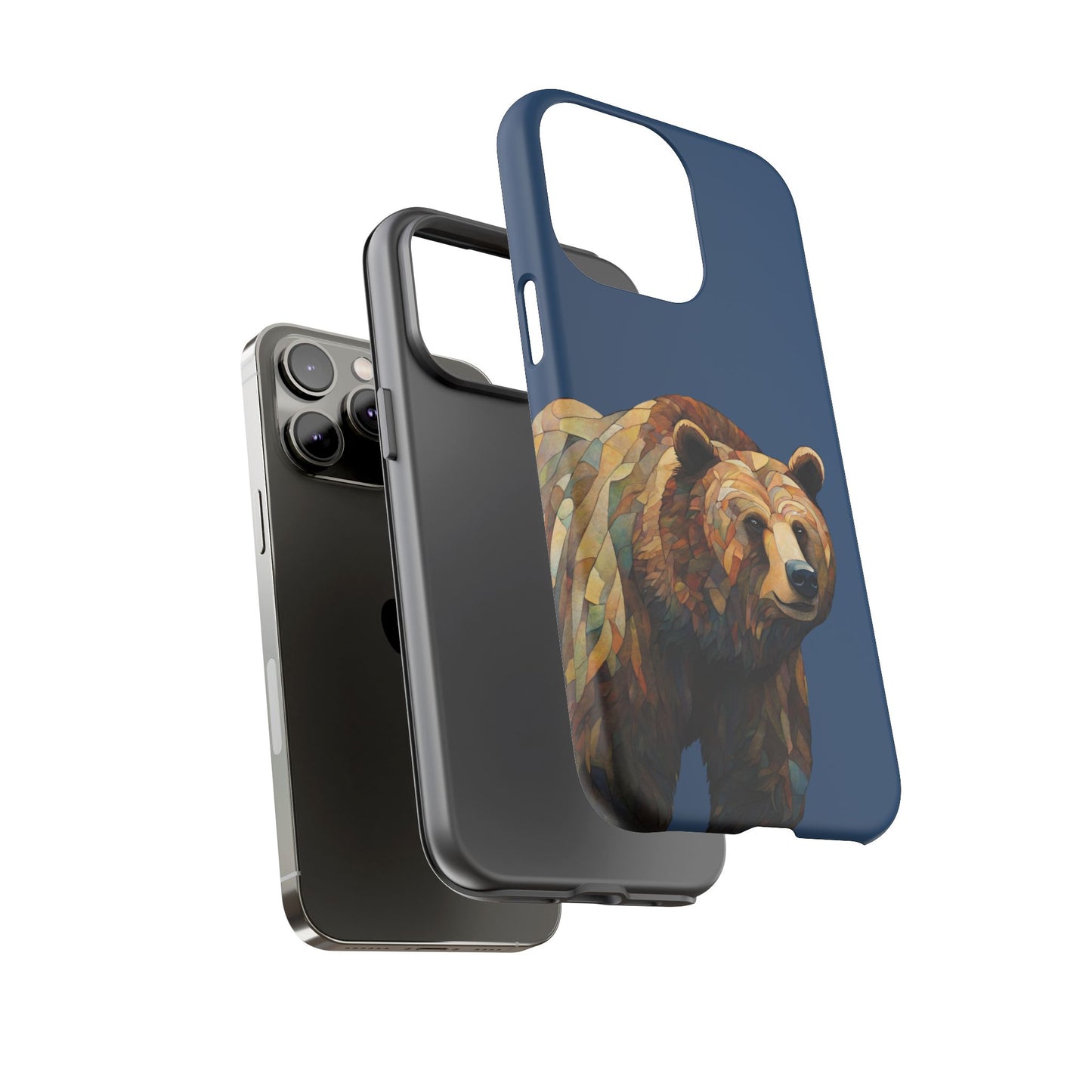 Grizzly Wildlife iPhone Samsung Galaxy Google Pixel Tough Cases