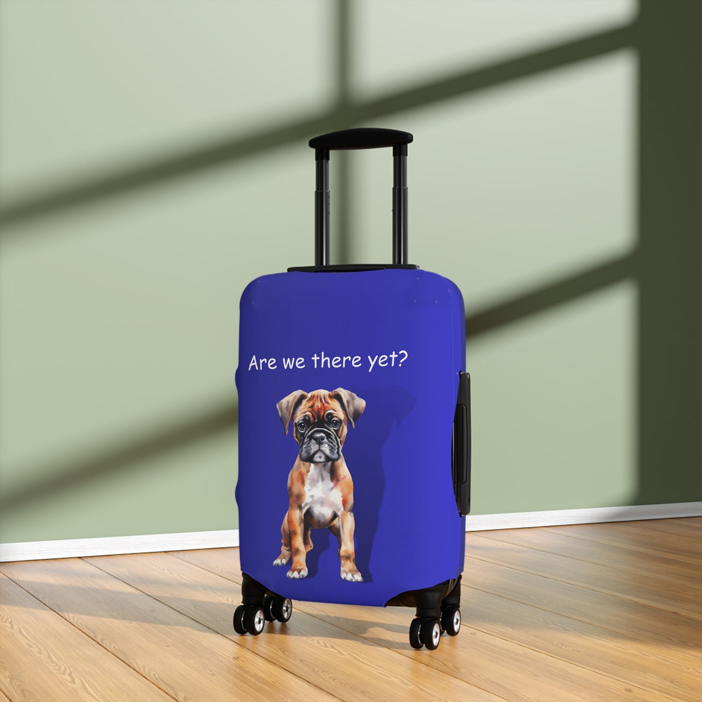 Boxer Puppy Are We There Yet? Luggage Cover